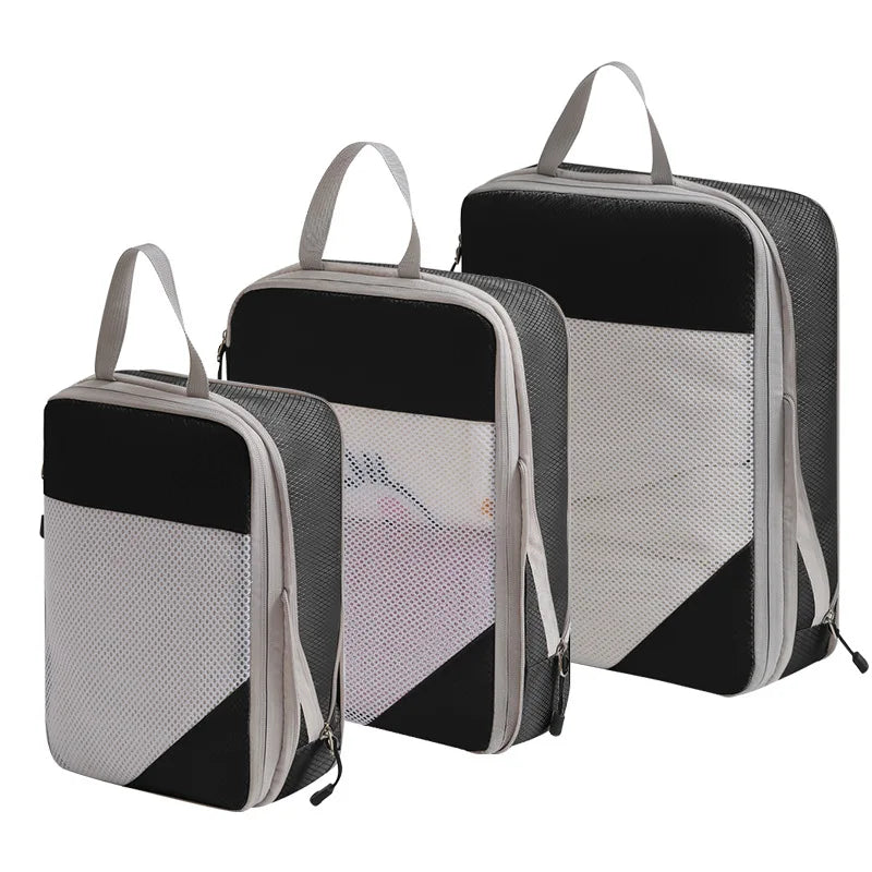 3/5 Pcs Set Travel Bag Organizer Clothes Luggage Travel Organizer Blanket Shoes Organizers Bag Suitcase Pouch Packing Cubes