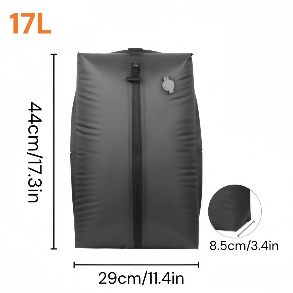 Vacuum Compression Bags for Camping,Travel Vacuum Clothing Storage Bags, Portable Space-Saver, Airtight Seal for Hiking Backpack