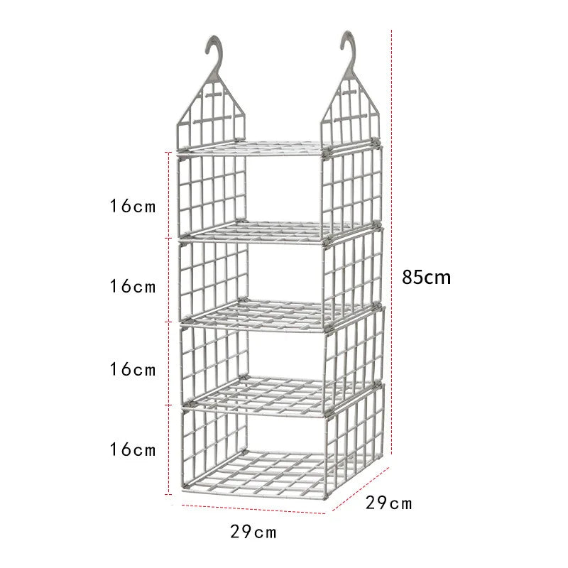 Clothes Storage Wardrobe Hanging Organizer Cabinets Hanger Home Handbag Holder Clothing Organization Dressing Room System Closet