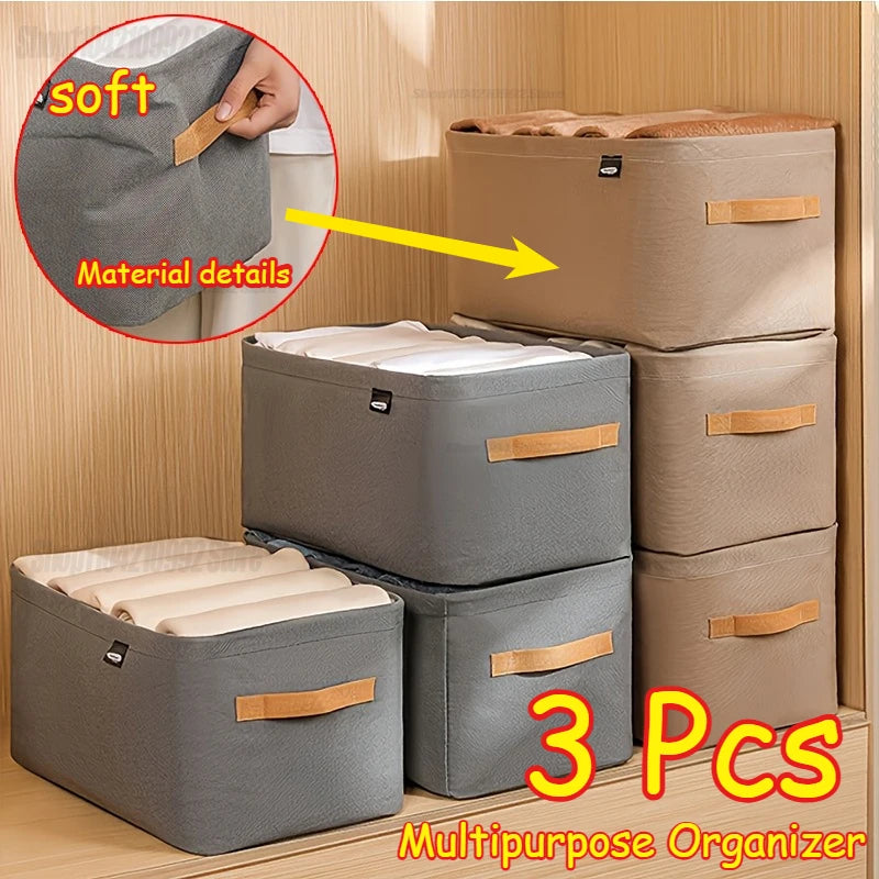 Laundry Clothes Organizer Storage Bag Clothes Foldable Clothes Storage Bag Portable Wardrobe Cloth Organizer Storage Box