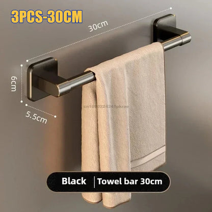 Towel Rack Door Hanger Shelf over Door Towel Bar Hanging Holder Stainless Steel Bathroom Kitchen Cabinet Shelf Bathroom Hardware