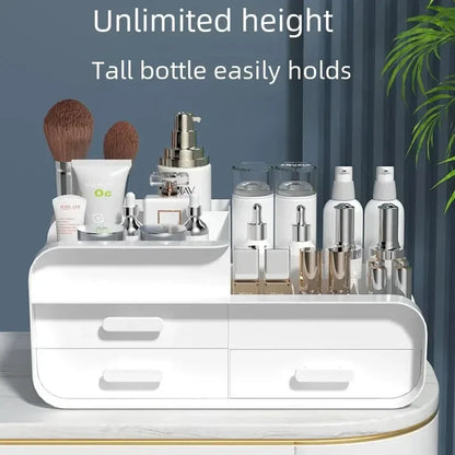 Desktop Makeup Organizer Cosmetic Storage Box Jewelry Nail Polish Drawer Organizer Container Lipstick Sorting Sundries Cases