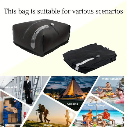 Reusable Vacuum Compression Bag Travel Luggage Vacuum Storage Bag for Suitcases and Backpack Space Saver Vacuum Bags Waterproof