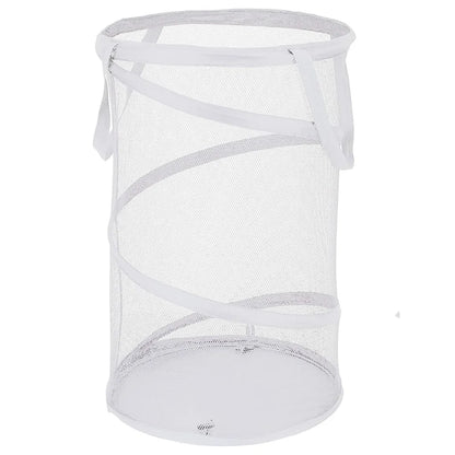 Mesh Popup Laundry Hamper Collapsible Laundry Basket Extra Large Capacity Foldable Clothing Storage Basket with Handles