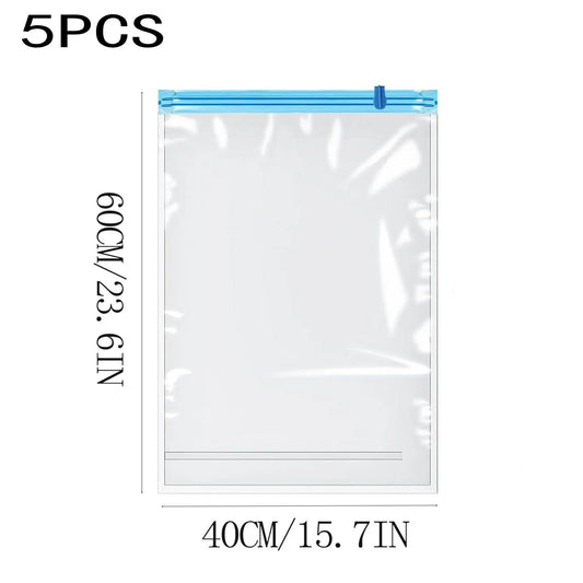 20 Pack Vacuum Storage Bags, Space Saver Compression for Comforters and Blankets, Sealer Clothes Hand Pump Included