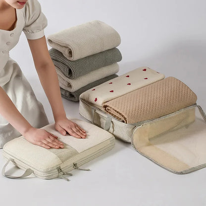 3/5 Pcs Set Travel Bag Organizer Clothes Luggage Travel Organizer Blanket Shoes Organizers Bag Suitcase Pouch Packing Cubes