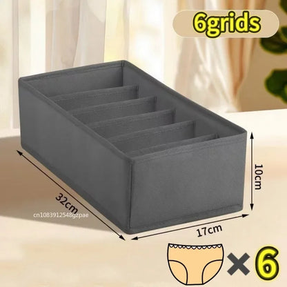 Underwear Organizers of Cabinets and Drawers Wardrobe Clothes Bra Organizer for Underwear Socks Pants Home Foldable Storage Box