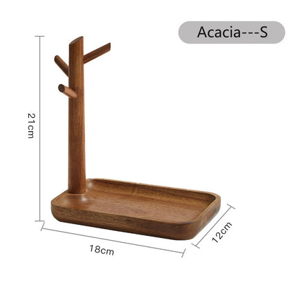 Hemu Key Storage Tray for Entrance Foyer Creative Tree Hanging Shelf Desktop Decoration Living Room Key Hanger Display Frame
