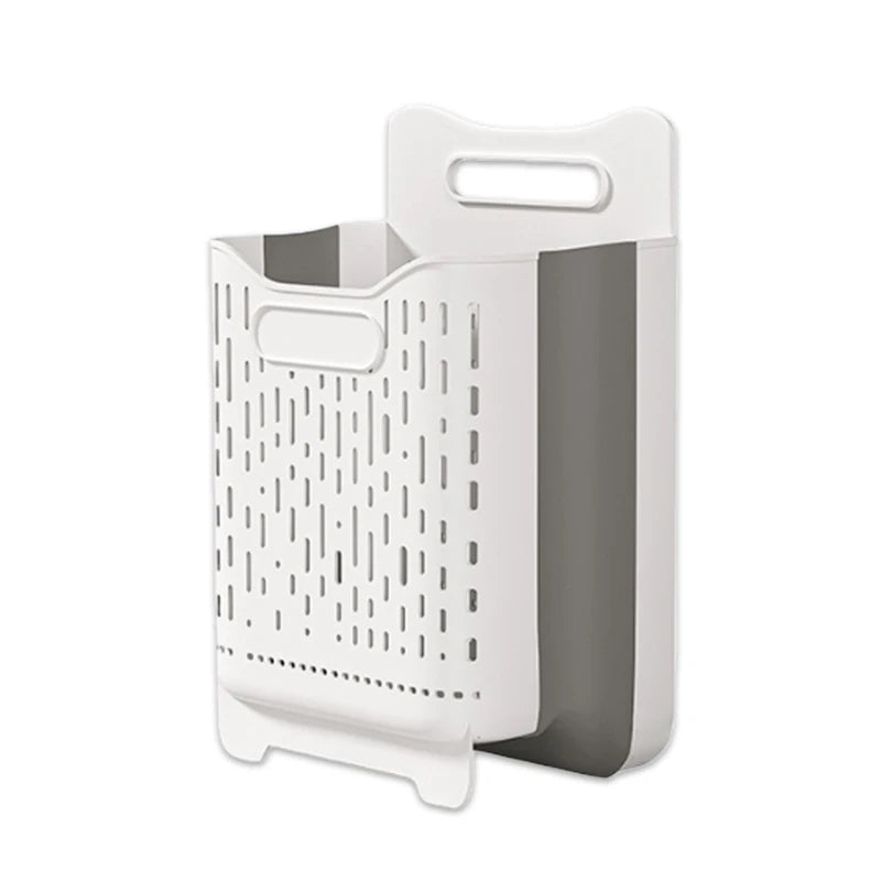 Laundry Basket Hamper,Hanging Wall Collapsible Laundry with Handle,Space-Saving Foldable Storage Dirty Washer Organizer Bin