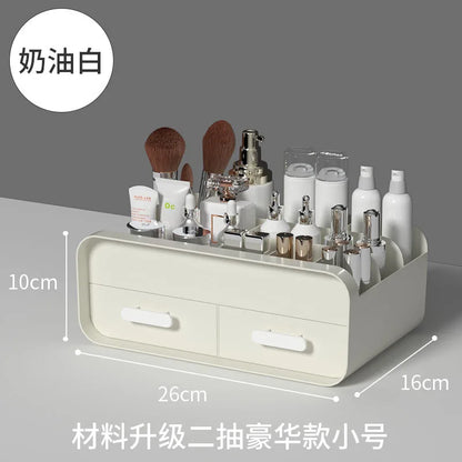 Desktop Makeup Organizer Cosmetic Storage Box Jewelry Nail Polish Drawer Organizer Container Lipstick Sorting Sundries Cases