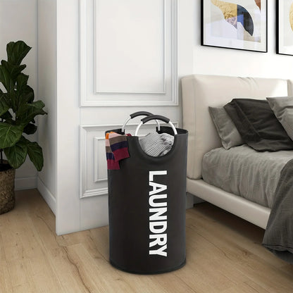 90L Laundry Basket Waterproof Laundry Hamper Laundry Bag with Handles Clothes Hamper Stands up Well Laundry Basket Easy Storage