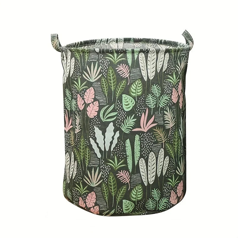 Foldable Fabric Laundry Basket Clothes Hamper Storage Bin for Home Toy Organizer