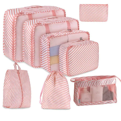 6/8Pcs Set Travel Bag Organizer Clothes Luggage Travel Organizer Blanket Shoes Organizers Bag Suitcase Pouch Packing Cubes