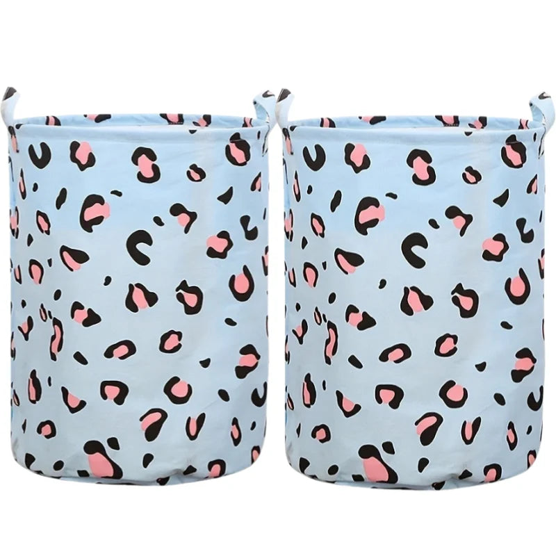 Foldable Fabric Laundry Basket Clothes Hamper Storage Bin for Home Toy Organizer