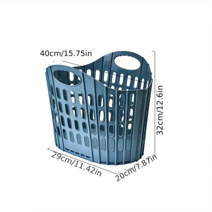 Modern Foldable Laundry Hamper High-Capacity Portable Dirty Clothes Organizer Durable Laundry Basket for Home Bathroom