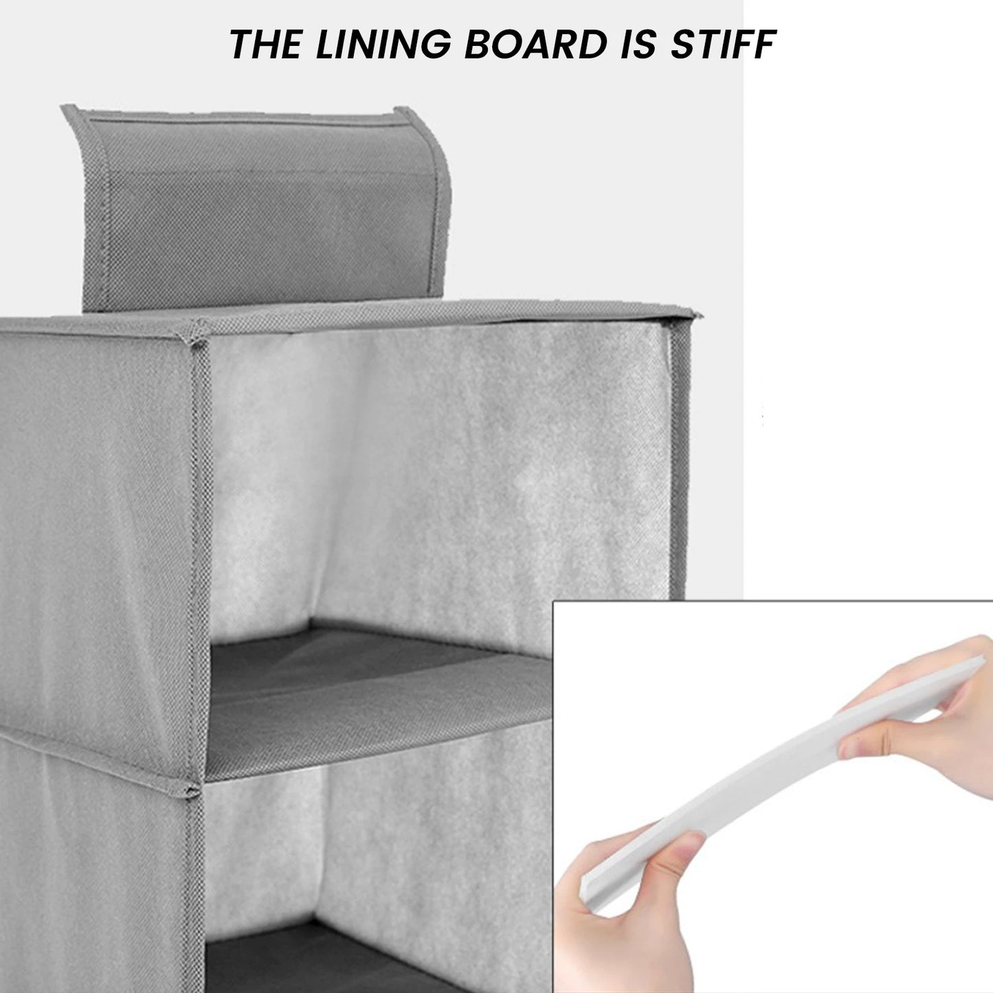 Hanging Shoe Organizer Non-Woven Shoe Storage Shelf 10-Layer Foldable Hanging Shoe Rack Space Saving for Home Bedroom Closet