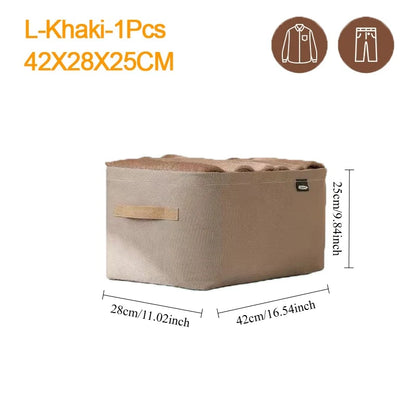 Laundry Clothes Organizer Storage Bag Clothes Foldable Clothes Storage Bag Portable Wardrobe Cloth Organizer Storage Box