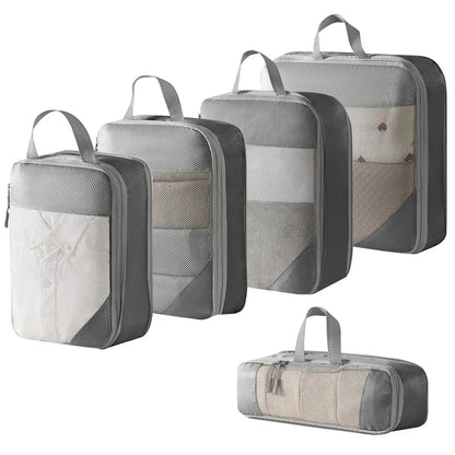 3/5 Pcs Set Travel Bag Organizer Clothes Luggage Travel Organizer Blanket Shoes Organizers Bag Suitcase Pouch Packing Cubes