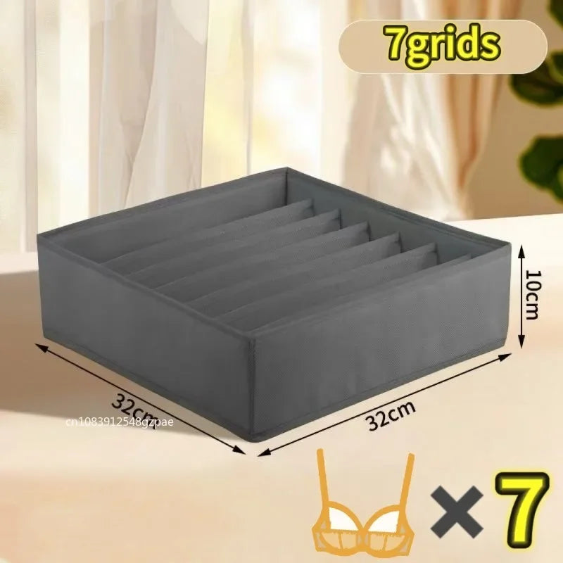 Underwear Organizers of Cabinets and Drawers Wardrobe Clothes Bra Organizer for Underwear Socks Pants Home Foldable Storage Box