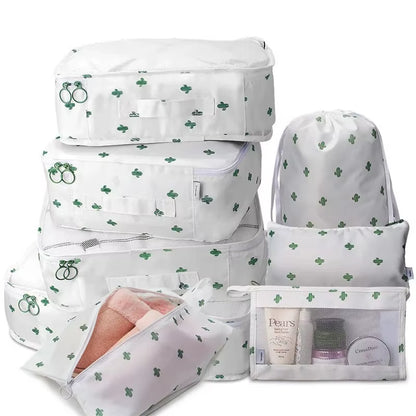 6/8Pcs Set Travel Bag Organizer Clothes Luggage Travel Organizer Blanket Shoes Organizers Bag Suitcase Pouch Packing Cubes