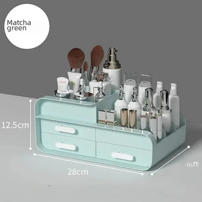 Desktop Makeup Organizer Cosmetic Storage Box Jewelry Nail Polish Drawer Organizer Container Lipstick Sorting Sundries Cases