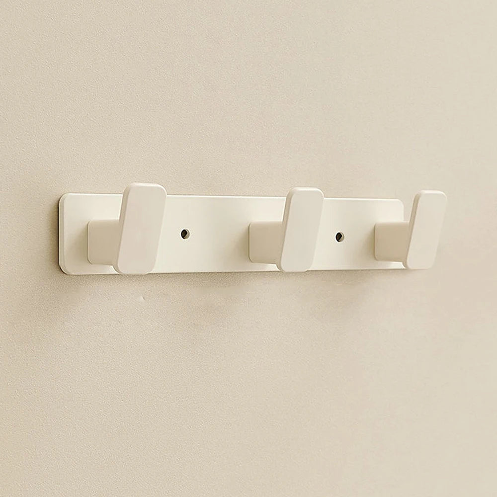 Coat Hook Wall Rack Hanger - Black Coat Rack with 5 Hooks Wall Hooks for Hanging Hat Key Bag Towel Wall Mount Coat Rack