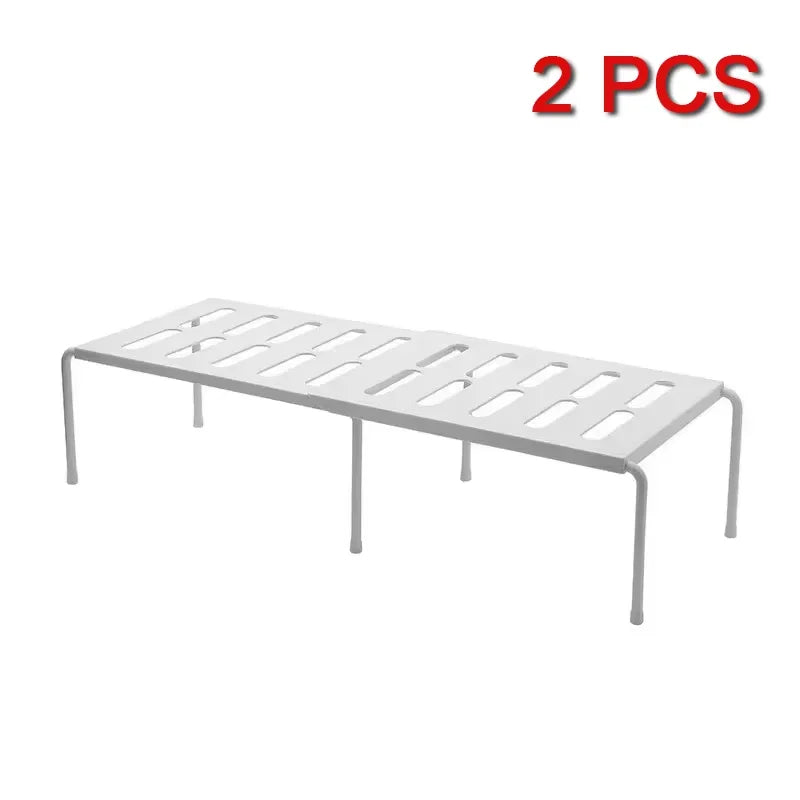 ABS Shoe Rack Extensible Shoe Hanger Storage Space Saving Shelf Telescopic Storage Rack Household Kitchen Cabinet Organizer
