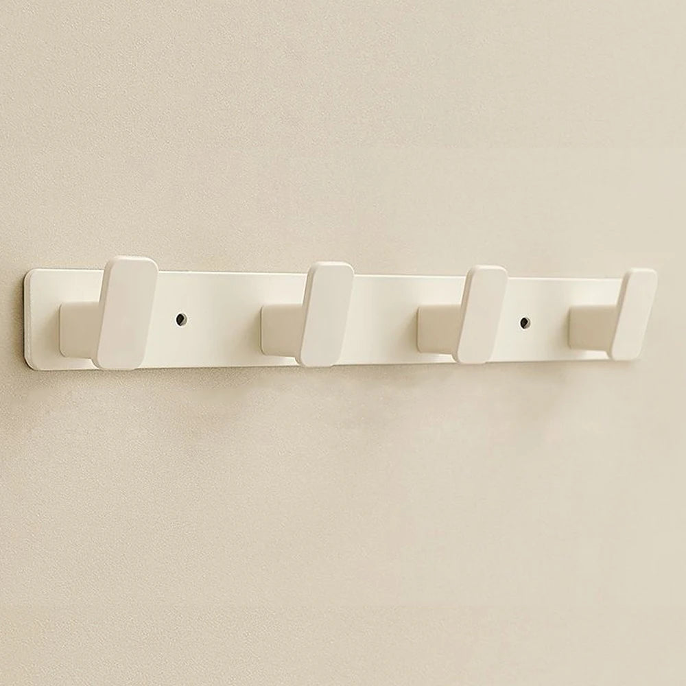 Coat Hook Wall Rack Hanger - Black Coat Rack with 5 Hooks Wall Hooks for Hanging Hat Key Bag Towel Wall Mount Coat Rack