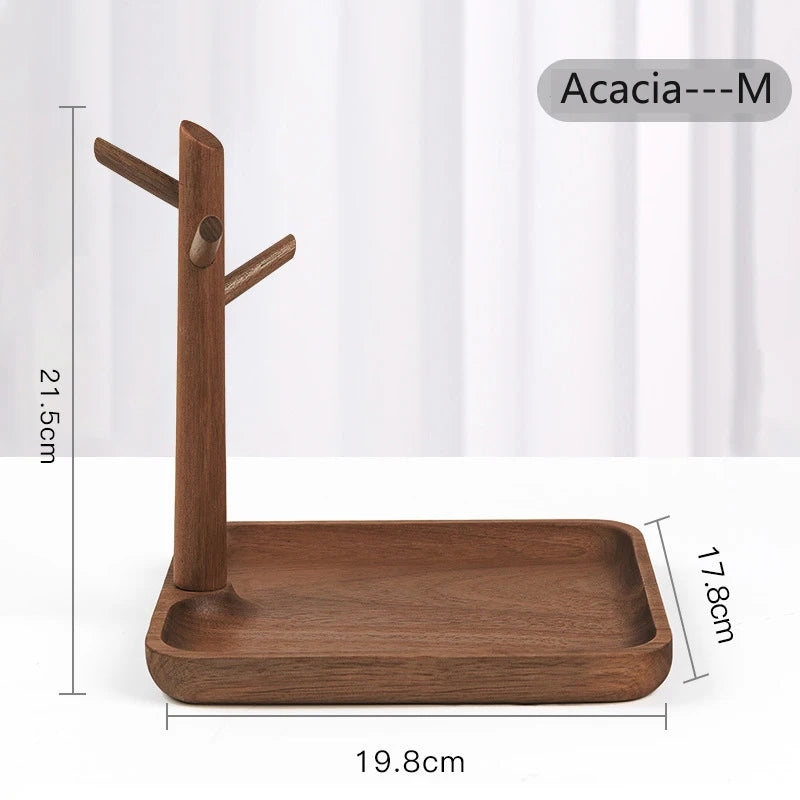 Hemu Key Storage Tray for Entrance Foyer Creative Tree Hanging Shelf Desktop Decoration Living Room Key Hanger Display Frame