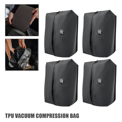 Reusable Vacuum Compression Bag Travel Luggage Vacuum Storage Bag for Suitcases and Backpack Space Saver Vacuum Bags Waterproof
