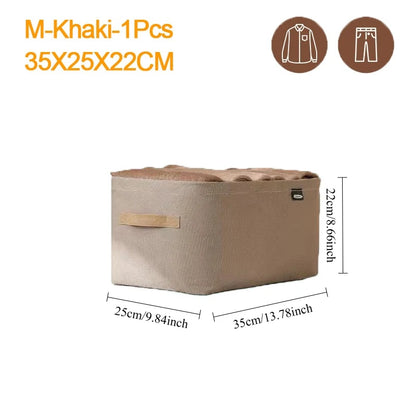 Laundry Clothes Organizer Storage Bag Clothes Foldable Clothes Storage Bag Portable Wardrobe Cloth Organizer Storage Box
