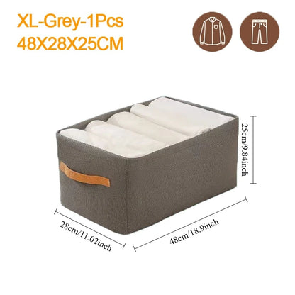 Laundry Clothes Organizer Storage Bag Clothes Foldable Clothes Storage Bag Portable Wardrobe Cloth Organizer Storage Box
