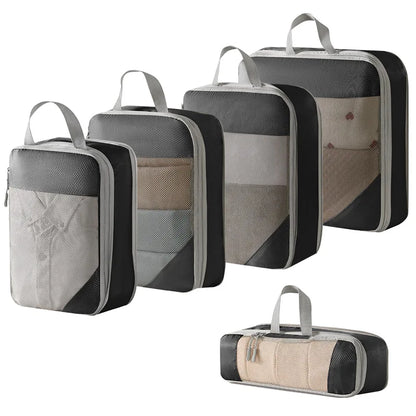 3/5 Pcs Set Travel Bag Organizer Clothes Luggage Travel Organizer Blanket Shoes Organizers Bag Suitcase Pouch Packing Cubes