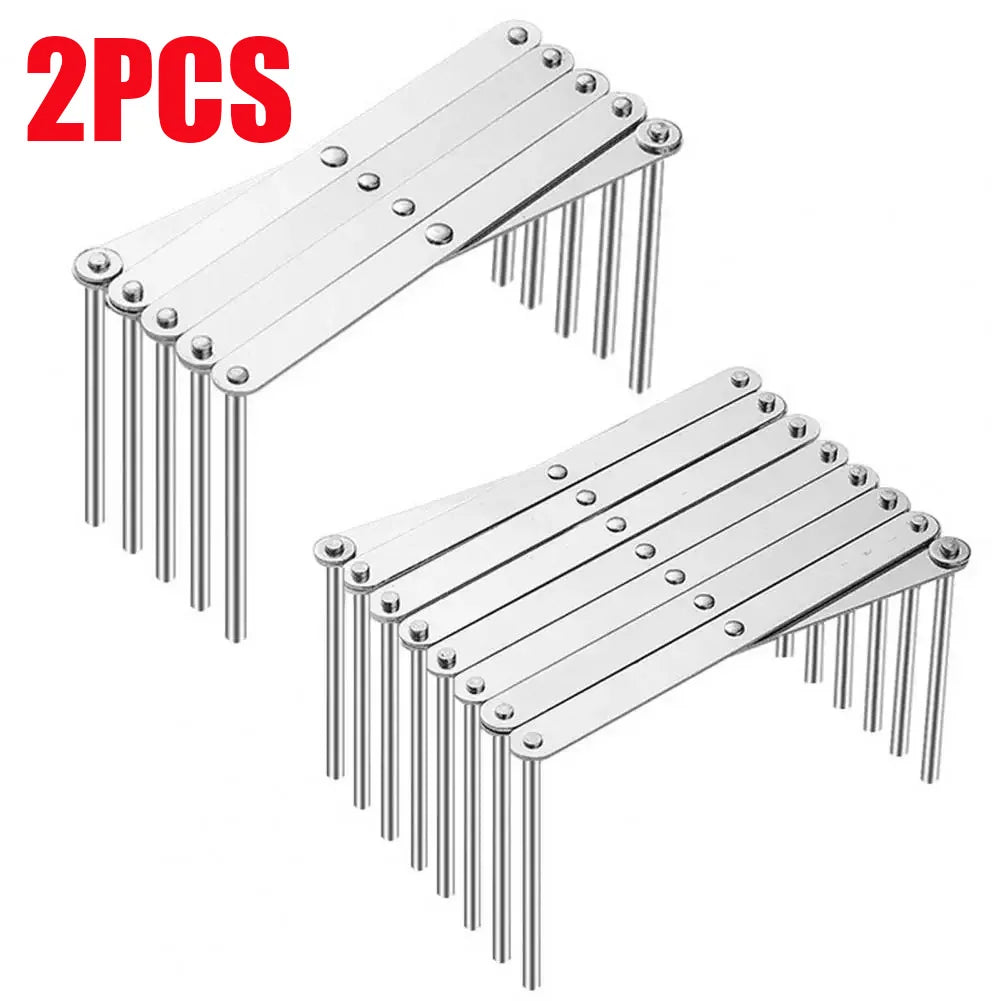 1Pc Pot Lid Rack Pan Lid Organizer Retractable Foldable Stainless Steel Plate Holder Shelf Tableware Storage Kitchen Gadgets