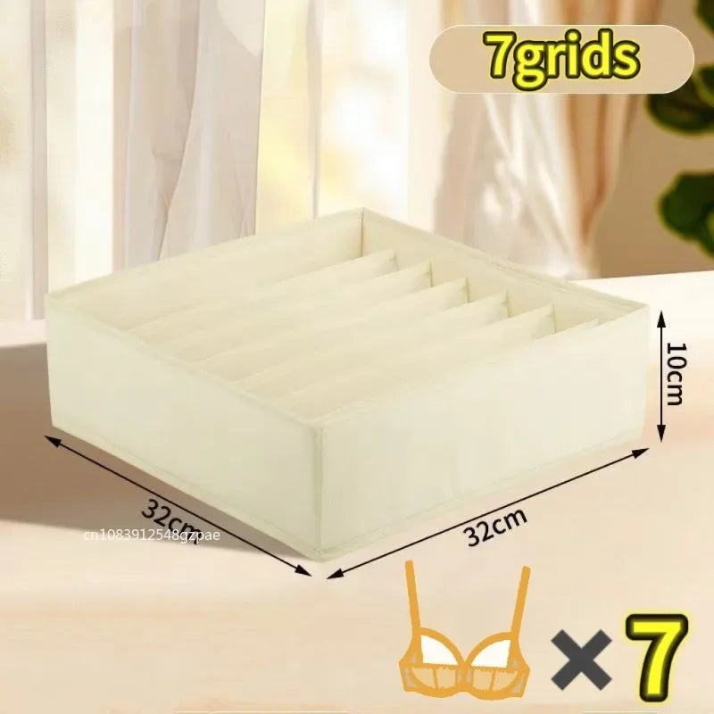 Underwear Organizers of Cabinets and Drawers Wardrobe Clothes Bra Organizer for Underwear Socks Pants Home Foldable Storage Box
