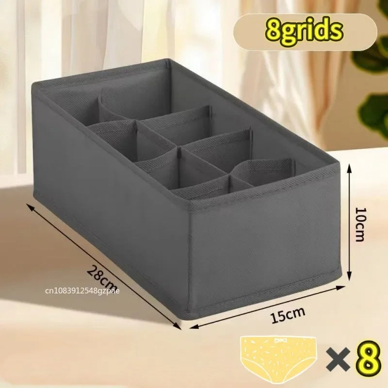 Underwear Organizers of Cabinets and Drawers Wardrobe Clothes Bra Organizer for Underwear Socks Pants Home Foldable Storage Box