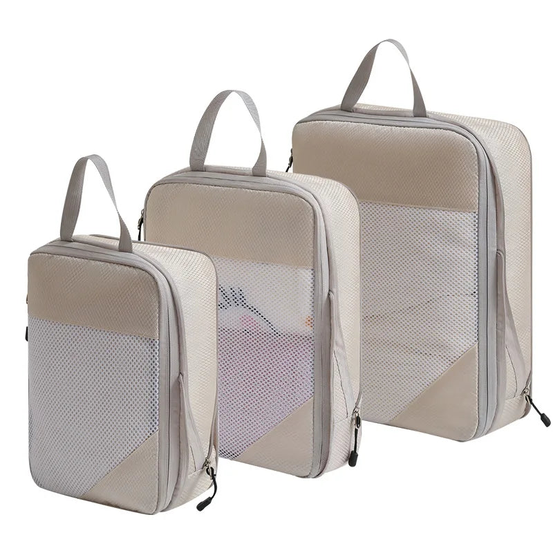 3/5 Pcs Set Travel Bag Organizer Clothes Luggage Travel Organizer Blanket Shoes Organizers Bag Suitcase Pouch Packing Cubes