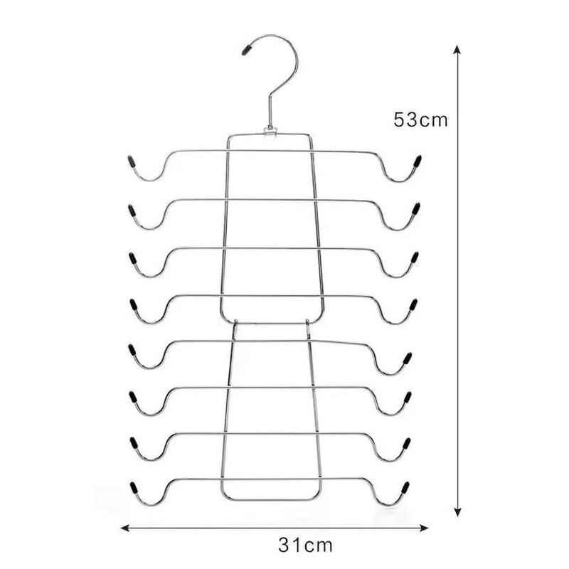 360° Rotating Metal Hanger Wardrobe Organizer and Storage Lingerie Hanger Suitable for Camisole Bra Belt Swimsuit Underwear