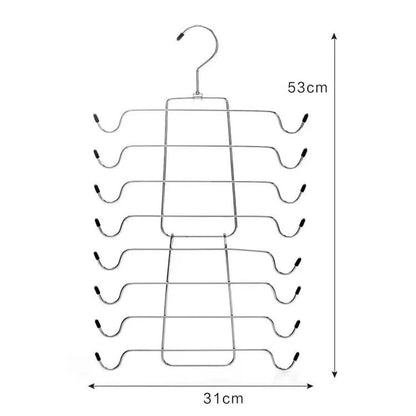 360° Rotating Metal Hanger Wardrobe Organizer and Storage Lingerie Hanger Suitable for Camisole Bra Belt Swimsuit Underwear
