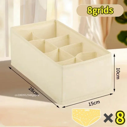 Underwear Organizers of Cabinets and Drawers Wardrobe Clothes Bra Organizer for Underwear Socks Pants Home Foldable Storage Box
