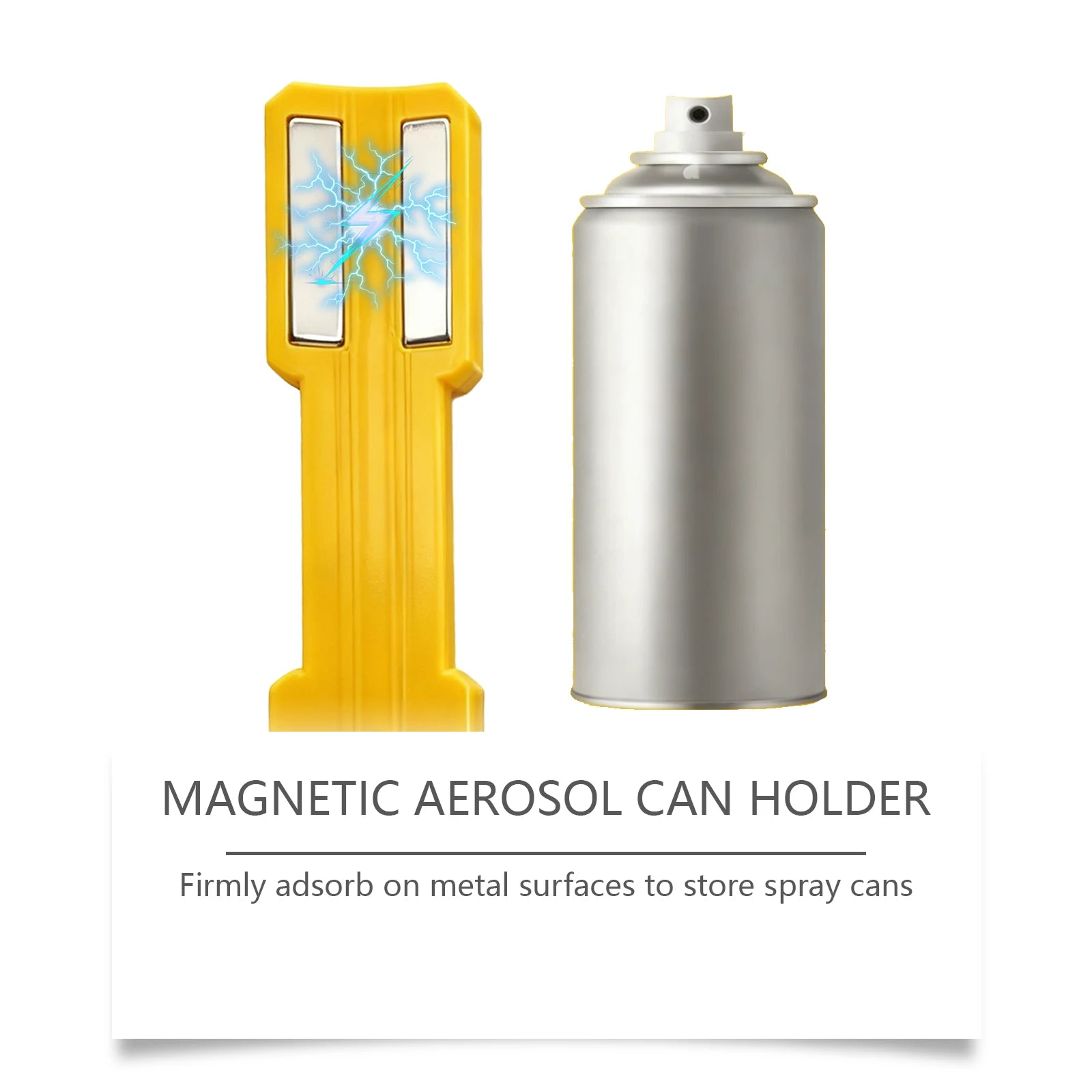 Magnetic Spray Can Holder Kitchen Storage Rack for Refrigerator Magnetic Organizer Space Saving Blue Slim Rack Home Storage