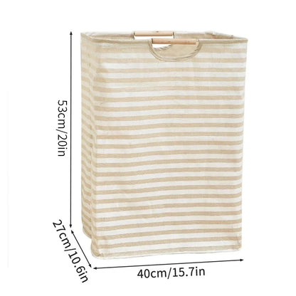 Large Capacity Laundry Storage Dirty Clothes Storage Basket with Handle Hamper Collapsible Laundry Basket Bathroom Accessories