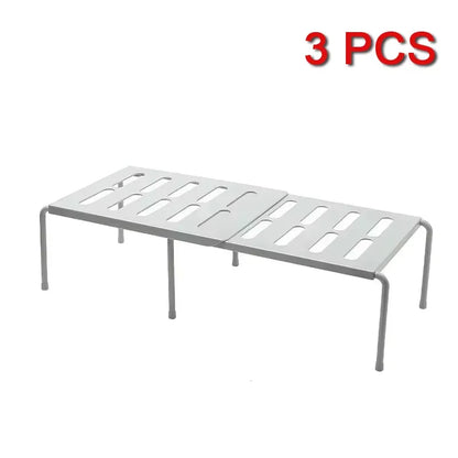 ABS Shoe Rack Extensible Shoe Hanger Storage Space Saving Shelf Telescopic Storage Rack Household Kitchen Cabinet Organizer