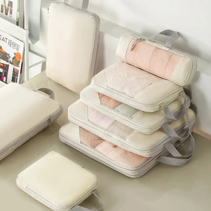 3/5 Pcs Set Travel Bag Organizer Clothes Luggage Travel Organizer Blanket Shoes Organizers Bag Suitcase Pouch Packing Cubes