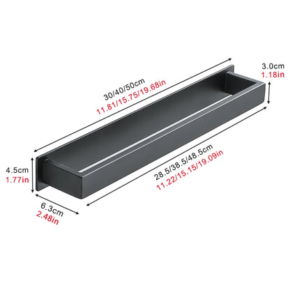 Strong Adhesive Bathroom Towel Rack Stainless Steel Bath Towel Hanger Wall Mounted Kitchen Hand Towel Holder No Drill