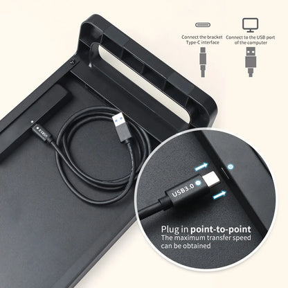 Monitor Stand Desk Monitor Stand Riser with USB 3.0 Hub Lightweight Sturdy Aluminium ABS Material Monitor Desk Shelf