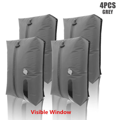 Reusable Vacuum Compression Bag Travel Luggage Vacuum Storage Bag for Suitcases and Backpack Space Saver Vacuum Bags Waterproof