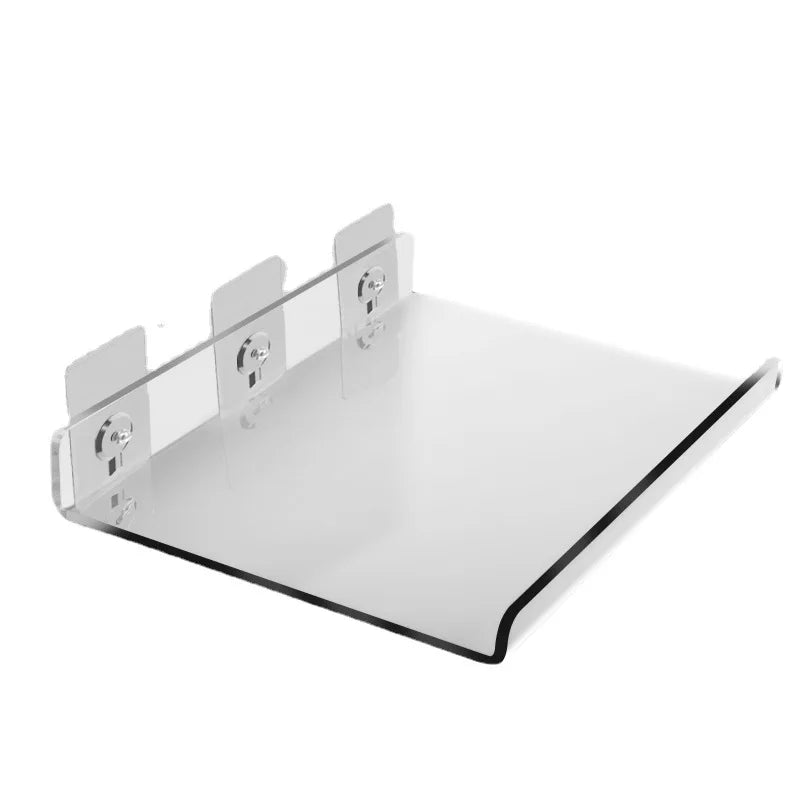 Self Adhesive Storage Shelf Wall-Mounted Storage Rack Removable Bathroom Shower Organizer Kitchen Wardrobe Bathroom Accessories