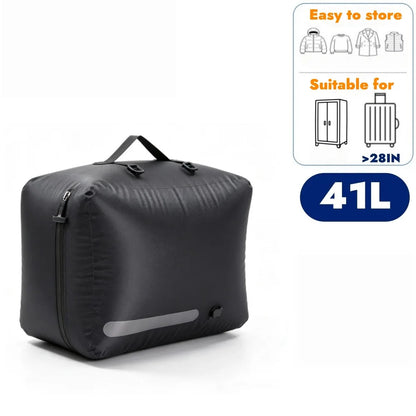Compression Vacuum Bags for Travel Essentials Gadgets, Space Saver Suitcase Luggage Organizer Traveling Duffle Bag for Clothes
