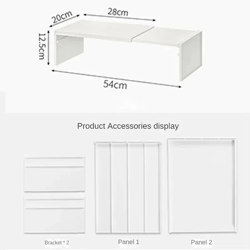 Kitchen Cupboard Organizer Retractable Cabinet Shelf Seasoning Bottle Spice Rack Dish Shelf Kitchen Accessories Storage Rack